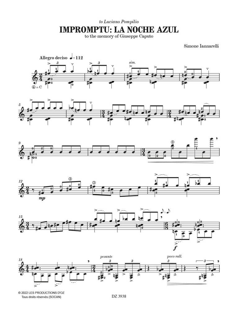 Impromptu: La Noche Azul